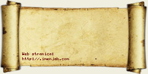 Jovana Gaćeša vizit kartica